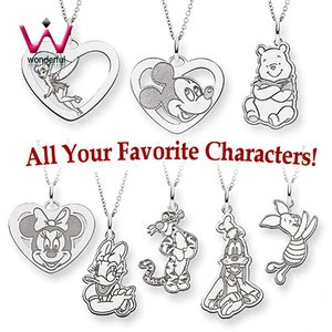 plated Silver Princess stainless steel Pendant a beautiful gift for a child or an adult.