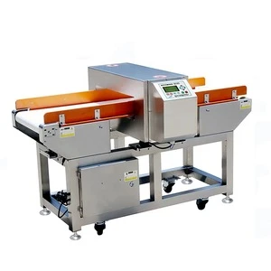 PLC Conveyor Belt Food Processing Industry Metal Detector Machine
