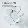 Pocket size Hot selling summer fan Flexible 3 speed control usb table mini hand rechargeable fan with light