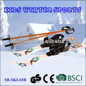 Popular Freestyle Beginner Kids Skis for Winter Sports