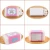 Import Popular Lady Make Up Cotton Pad Panties 5x6cm Cosmetic Organic Cotton Pad Square Makeup Remover Wipes Pads from China