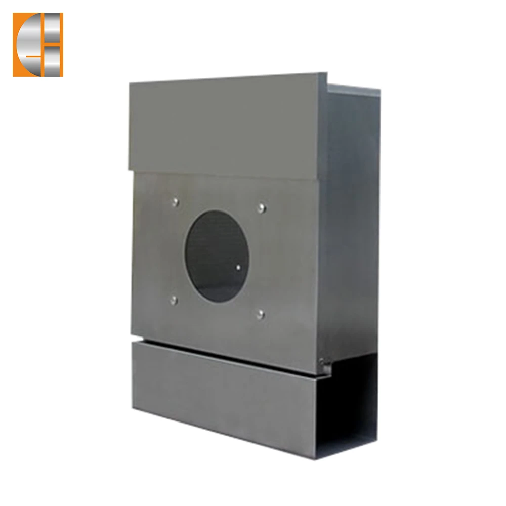 Popular modern mounted stainless steel  post mailbox