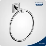 Popular wall mounted bathroom accessories gold towel ring