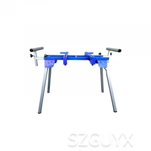 Portable aluminium folding woodworking holder mobile workbench for bevel cutting saw cutting machine