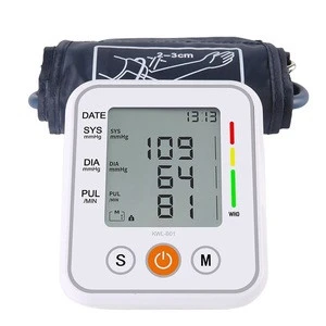 Portable Digital Blood Pressure Monitor Pulse And Heart Beat Rate Meter Device Medical Equipment Tonometer BP Sphygmomanometer
