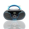 Portable LCD Display Top loading CD Player Compatible With CD/CD-R/CD-RW AM FM PLL Radio CD Boombox