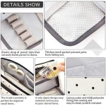 Portable  Pencil Case  Multi-functional Felt Pouch Zipper Bag For Pens Big Capacity Pencil Case