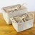 Import Portable Storage Basket String Drawstring Rectangular Laundry Bag Basket Collapsible Storage Bag from China