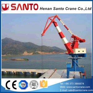 Portal Crane Offshore Pedestal Marine Deck Crane Pedestal Jib Crane