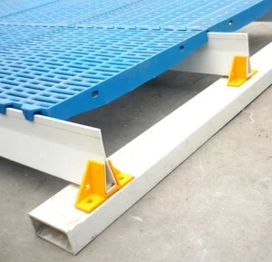 Poultry equipment FRP pultruded animal plastic slat floor fiberglass support beams