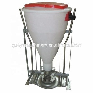 Poultry farm equipment plastic feed trough for chicken and pig