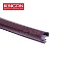 Preferential silicone shower door seal strip for room door