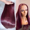 Premium Quality Cheapest Wholesale Price Silky Bone Straight Virgin Hair Wigs Lace Frontal Wigs Genius Weft Hair Extensions