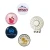 Import Premium quality custom epoxy golf ball marker with magnetic golf cap clip sets from China