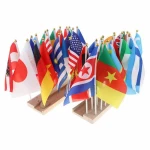 Preschool montessori material toys Geography wood toy Flag of the world for kids
