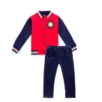 Primary and secondary school uniforms custom children's class baseball uniform