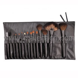 Professional Black Handle Makeup Brush Cosmetic Brush with Cosmetic Case