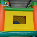 Professional Made PVC Commercial Jumping Castles Palm Tree Outdoor Inflatable Bounce Jump Castle for Sale