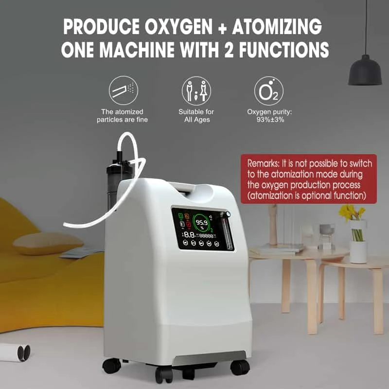 Professional production Medical oxygen concentrator hight purity concentrador de oxigeno 10 litxmin olv-10