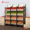 Professional Service good quality multi layer used supermarket fruit vegetable area gondola shelving rack