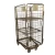 Import Professional Supermarket Workshop  Mobile Wire Security Rolling Storage Cage from China