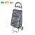 Import Promotion waterproof fabric foldable design collapsible foldable wheeled trolley shopping cart from China