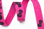 promotional customized fashion printed hot transfer cartoon kids children canvas fabric belt