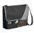 Import Promotional High Quality Large Black Non-Woven Shoulder Messenger Bag With Front Accessory Pockets from China