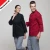 Import Promotional high quality long sleeve cooking restaurant kitchen double breasted white wine-red service hotel staff uniform from China