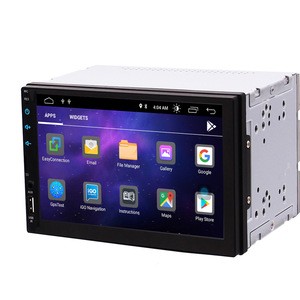 Pure Android 10.0 Car Stereo Quad Core 2GB 16GB 1024*600 Double Din 7&#39;&#39; Capacitive Touch Screen GPS Autoradio In Dash Headunit