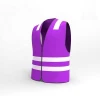 purple products road safety warning reflective safety vest