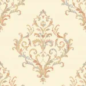 PVC Wallpaper Classic Wall Paper with Damask