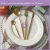 Import QT00052 2018 hot sell cheap wholesale dinnerware set 4 pcs stainless steel gold cutlery set for wedding and home from China