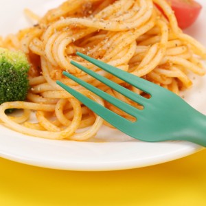 Quanhua Disposable Degradable Fork 100% Degradable Cpla Material