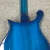 Import R-Brand Blue 660 Electric Guitar with Binding Tremolo Chrome Parts Gold Pickguard Fast Free Shipping from China