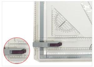Raco A3 professional drawing white board Adjustable Measuring with Parallel Motion Protractor Adjustable Angle rulers