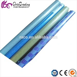 Raco Self adhesive book cover roll contact paper self adhesive glitter film/glitter adhesive tape