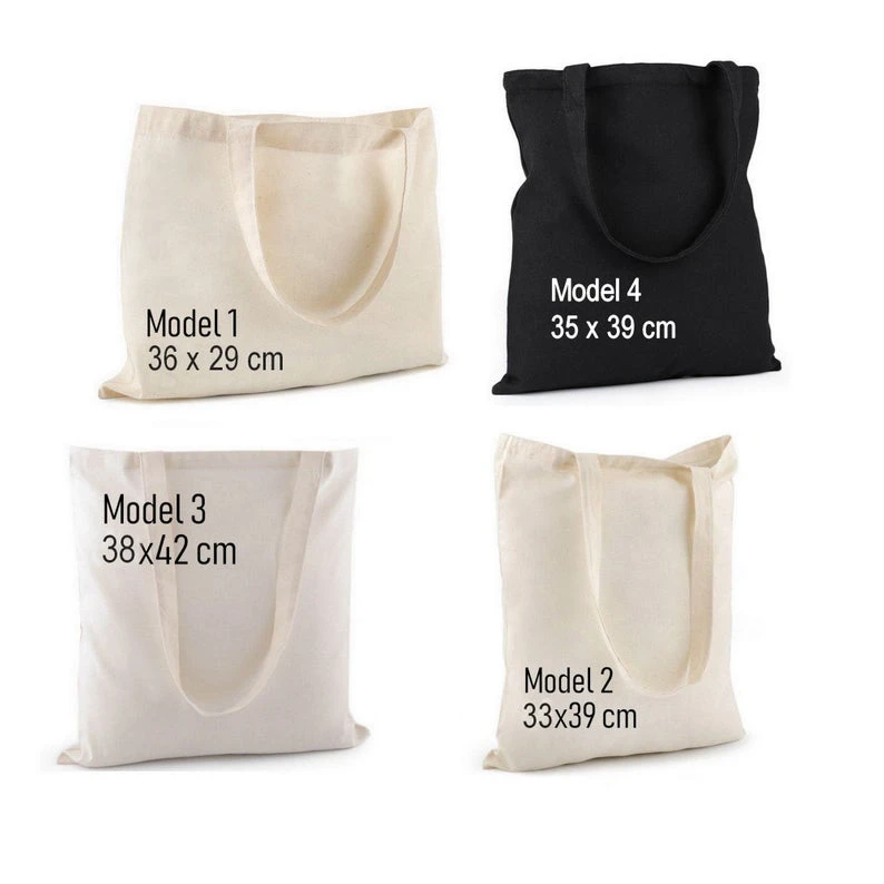 Raw cotton canvas bag decorate tote bag cotton shopping bag