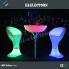 Rechargeable PE plastic led night club furniture set
