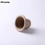 Recycled Paper Pulp Molded Seedling Pot, Paper Pot Tray, Nursery Pot