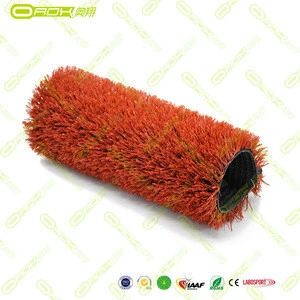 Red SGS Certified Synthetic Turf 25MM Artificial Kindergarten Flooring Grass