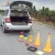 Import Reflective Collapsible Portable Safety Foldable Traffic Cone from China