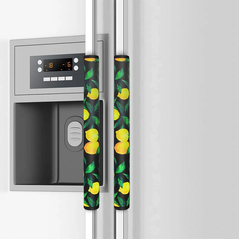 Refrigerator Door Handle Covers Washable Neoprene Kitchen Appliance Handle Cover