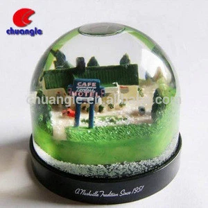 resin water globe crafts, resin Craft for Holiday Gift