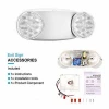 Resistant  battery backup twin head rechargeable led emergency light for home