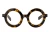 Import Retro Unisex Acetate Round Optical Glasses Black Tortoise Thick Optical Eyewear Glasses Frames for Men from China