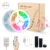Import RGBIC 10m/18D 12V  led strip light with remote 5050 rgb set 10 meters wifi smart flexible waterproof lighting led strip light from China