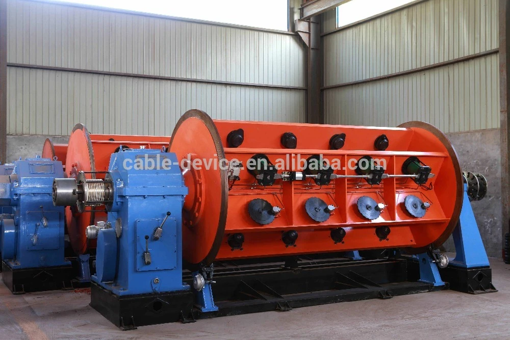 rigid type electric wire cable making machine for multi- cores conductor