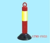 Road safety product,high quality plastic pipe bollard,road parking bollard