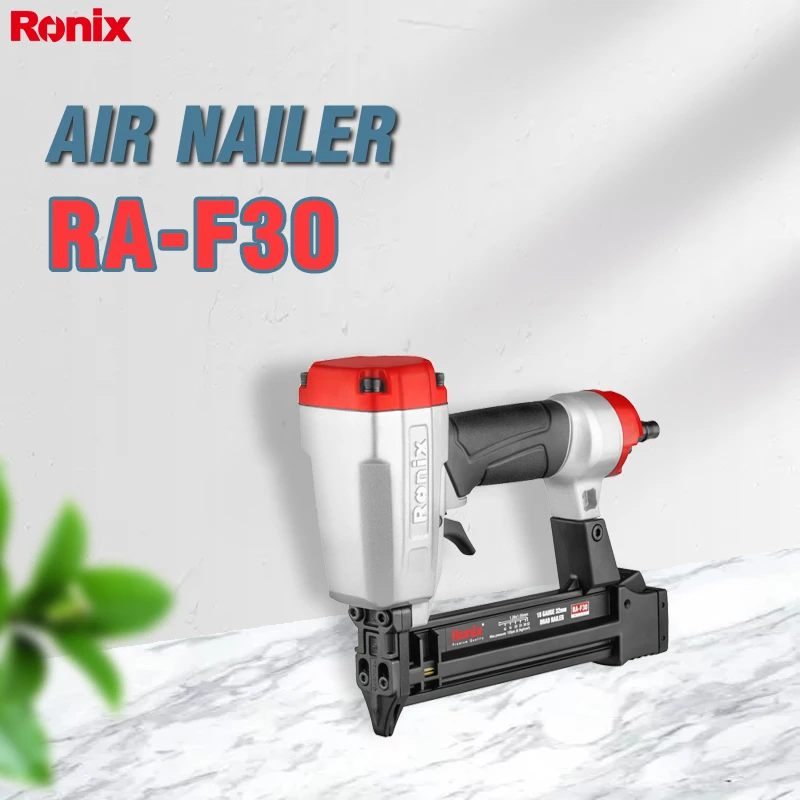 Ronix Model RA-F30 Air Nailer Stapler Electric Straight Nail Gun